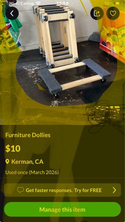 Furniture Dollies with Casters