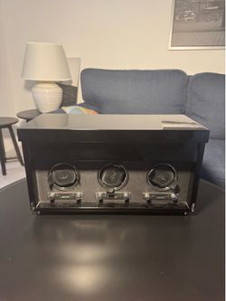 WOLF Viceroy Triple Watch Winder with Storage