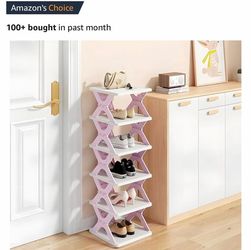 6-tier shoe rack, new