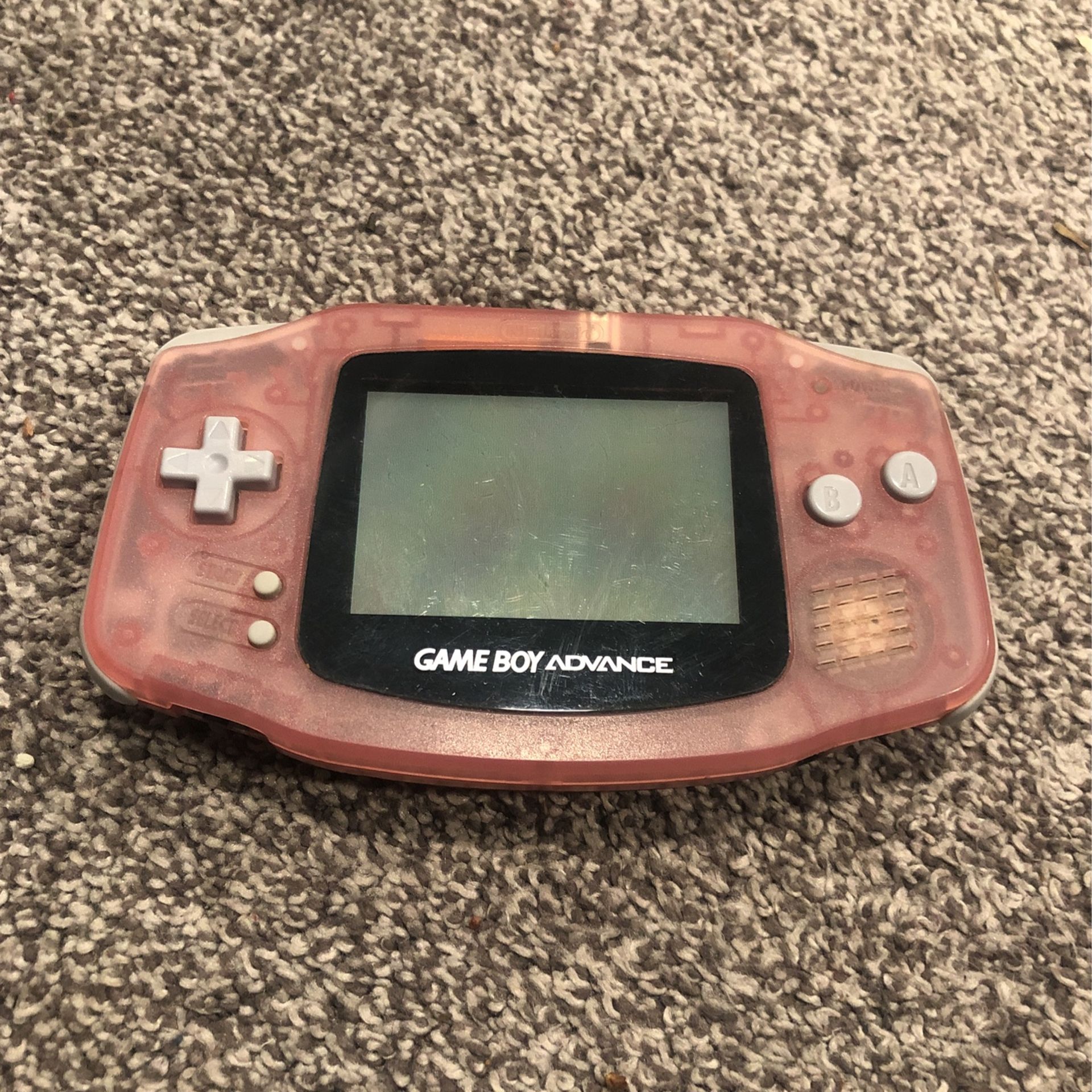 Pink Gameboy GBA