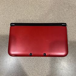 NINTENDO 3DS XL (RED) CASE WITH GAMES