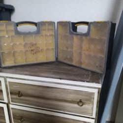 2 DeWalt Cases For Nuts Bolts Screws You Cn Put Anything In Them.