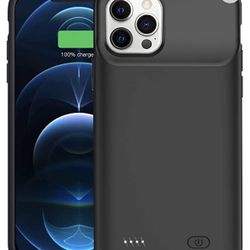 iPhone 12/Pro  CASELY POWER 2.0  Black Battery Case