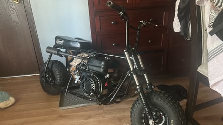 Custom stretched mini bike  (trades)