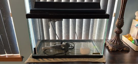 Two 10 gallon fish tanks