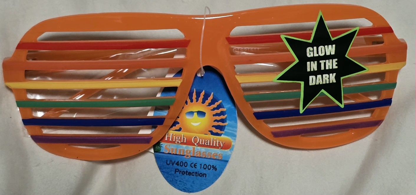 Rainbow Shutter Shade Sunglasses With Original Tags