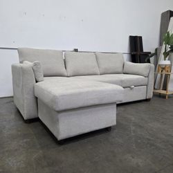 2pc Sectional Couch With Bed/storage- Free Delivery‼️