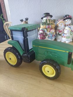 John deer Cookie jar collectable