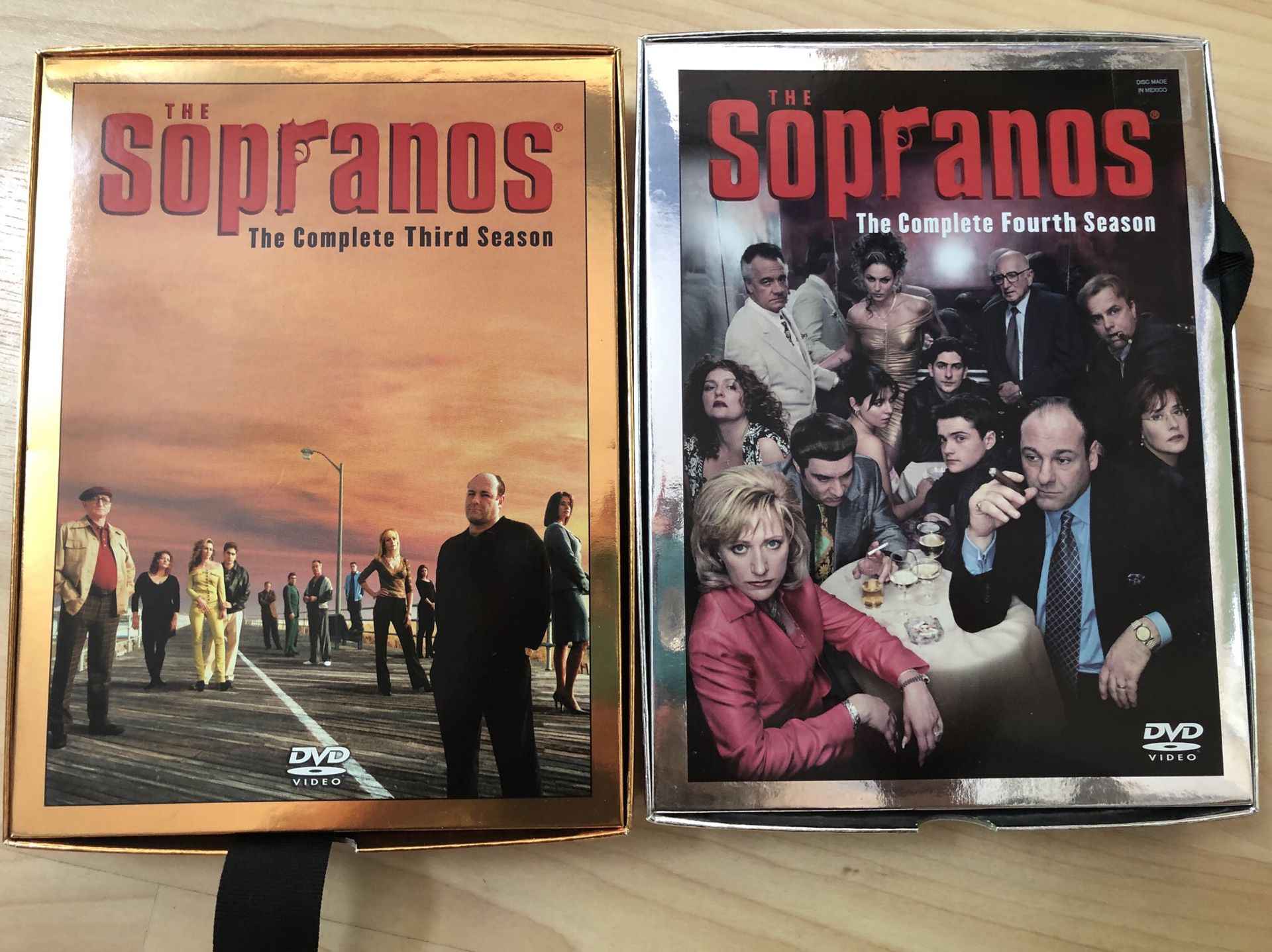 Sopranos Seasons 3 & 4 DVD sets