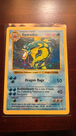 Shadowless Gyarados Base Set Holo 6/102