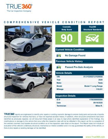 2020 Tesla Model Y
