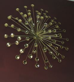 Gold wall decor