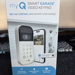 MY Q SMART GARAGE VIDEO KEYPAD AND OPENER BRAND NEW SEALED
