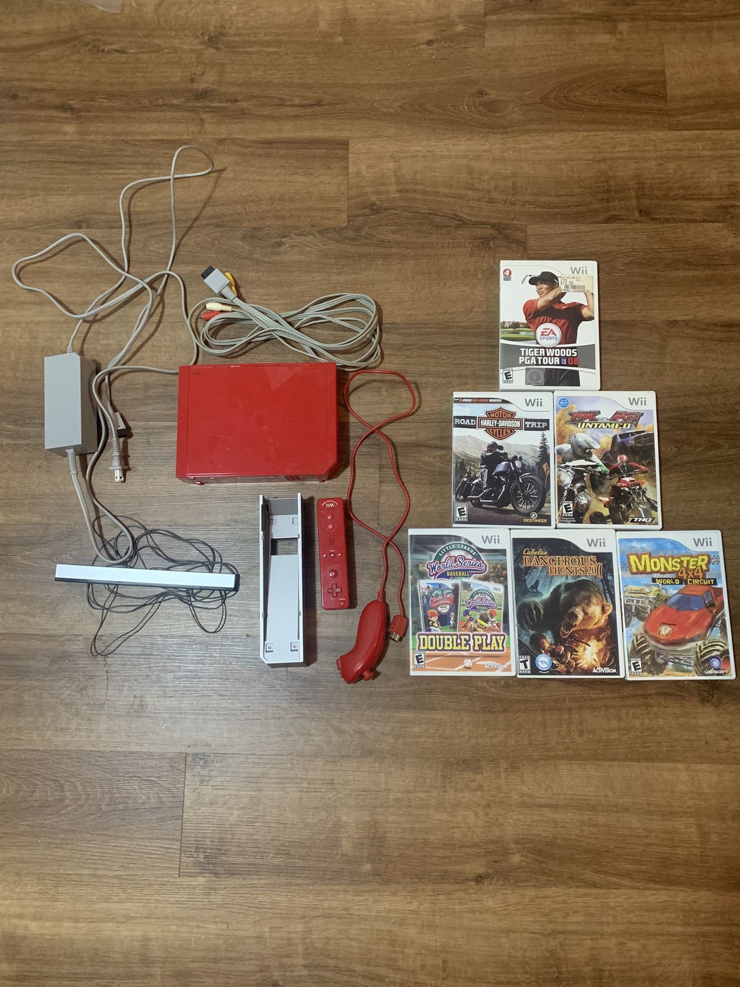 Red Nintendo Wii