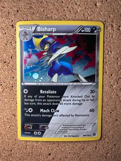 2016 Bisharp 64/114 - Holo Rare Cosmos Promo XY Steam Siege NM Card