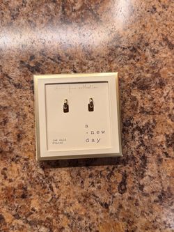 A New Day 14k Gold Plated Huggie Earrings