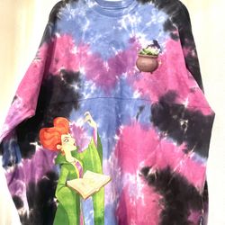 Beautiful Disney Tie-Dye Hocus Pocus Spirit Jersey 2X