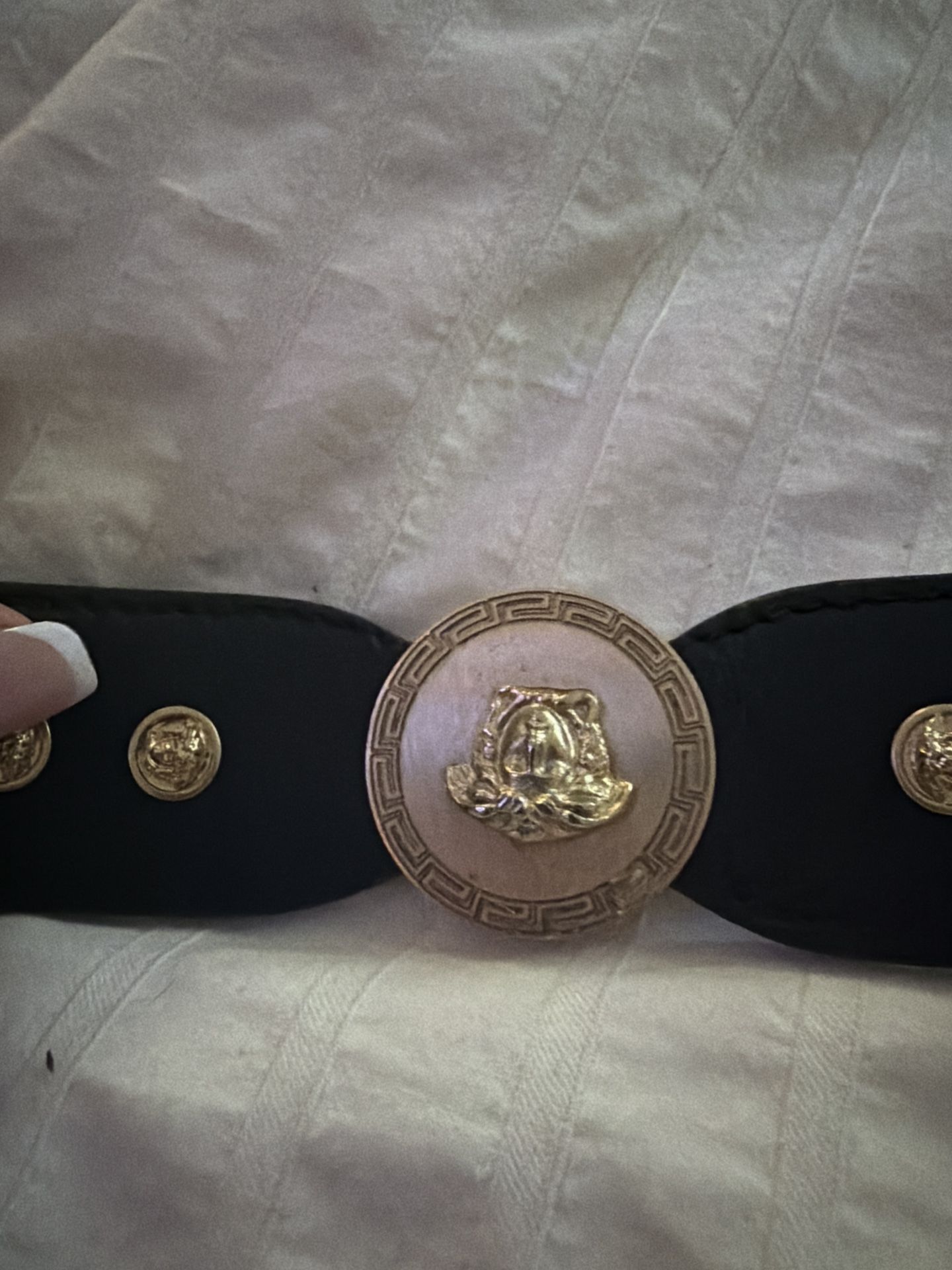 Versace leather bracelet 