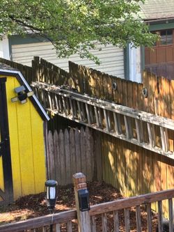 36’ aluminum extension ladder