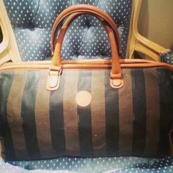 Authentic Vintage Fendi Large Overnight Tote-$120 obo