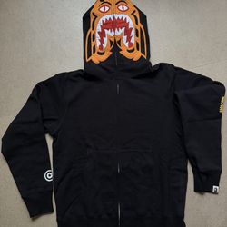 BAPE Tiger Full Zip Hoodie  (Black)