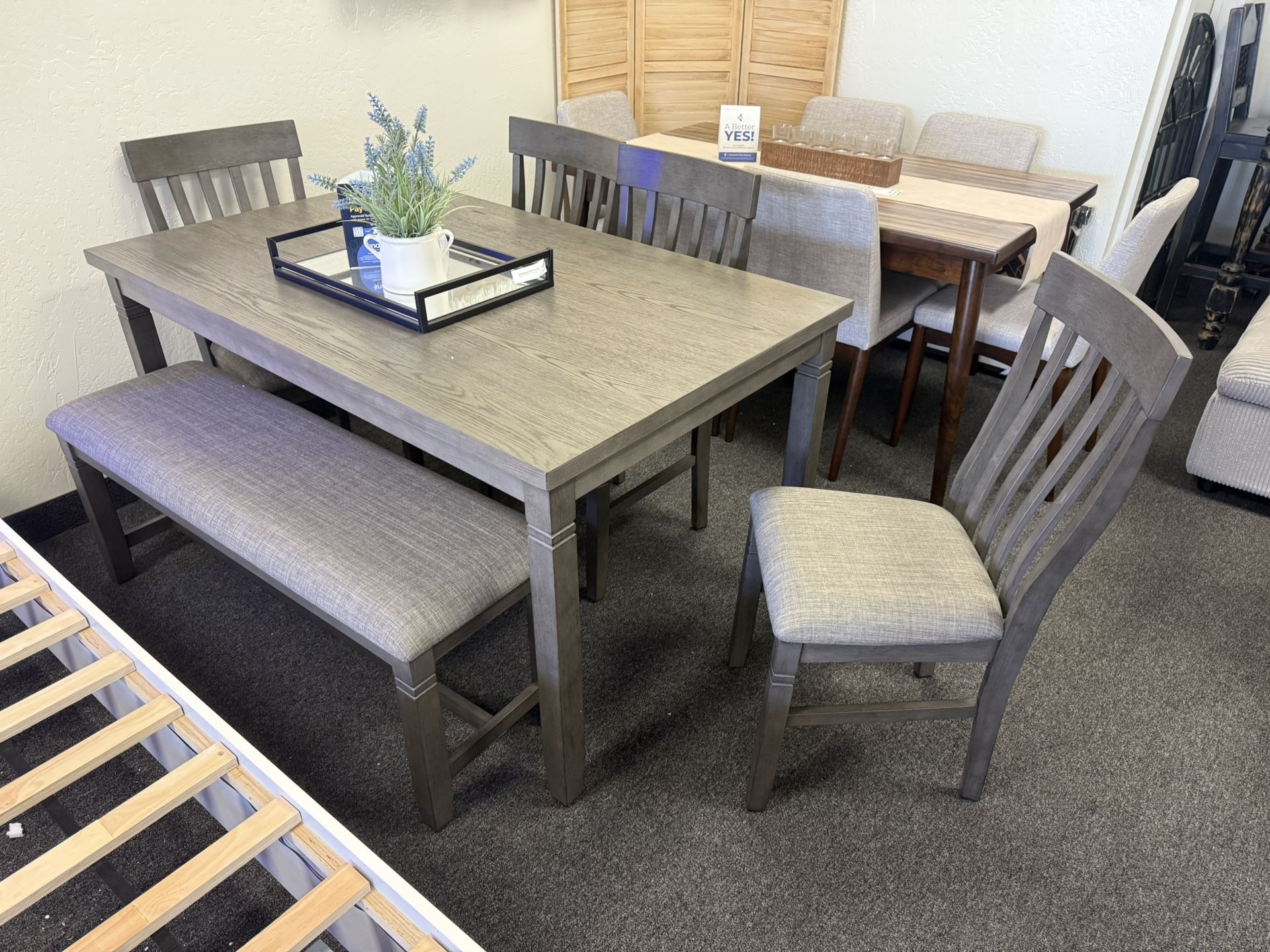 Dining Table With 4 Chairs And A Bench 