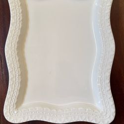 White, Ceramic Platters