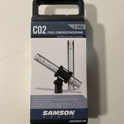 Pencil Condenser Mics - Samson C02 - Stereo Pair