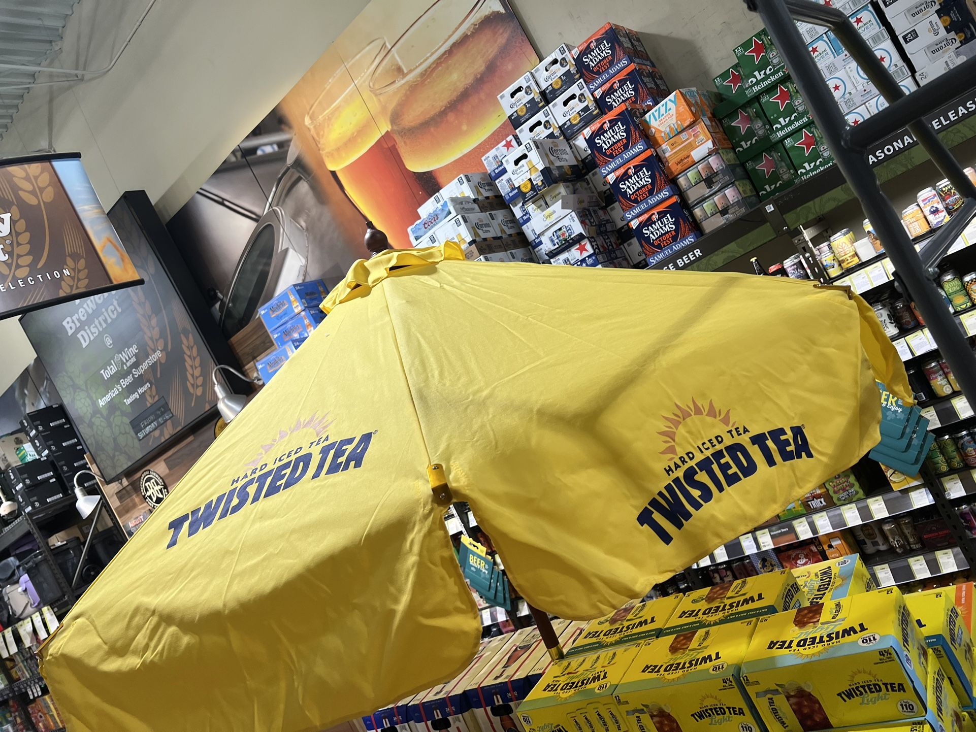 Twisted Tea Umbrella