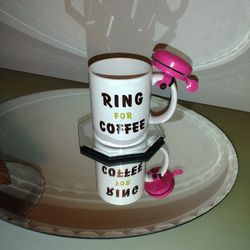 Ring For Coffee, Mug. Excellent Condition, Bell Work.