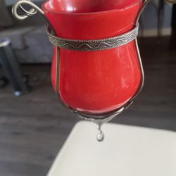 Red Decoration - Candle Holder 