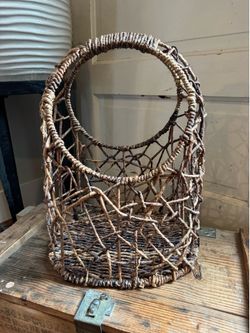Open Vine Woven Basket