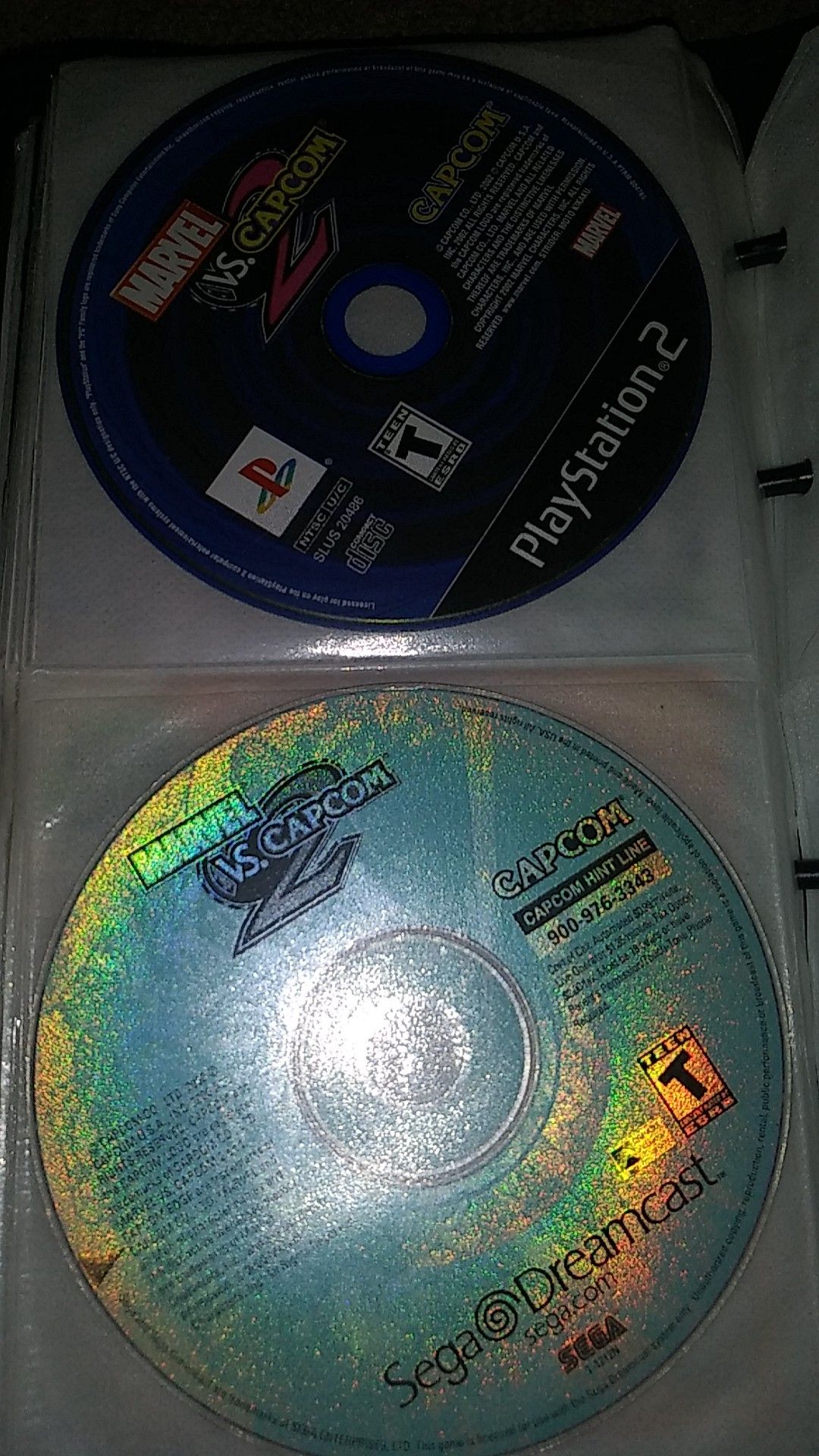 Marvel vs Capcom 2 for PS2 and Sega Dreamcast