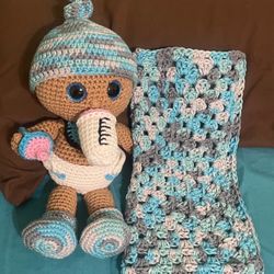 Handmade Baby Doll And Accessories 