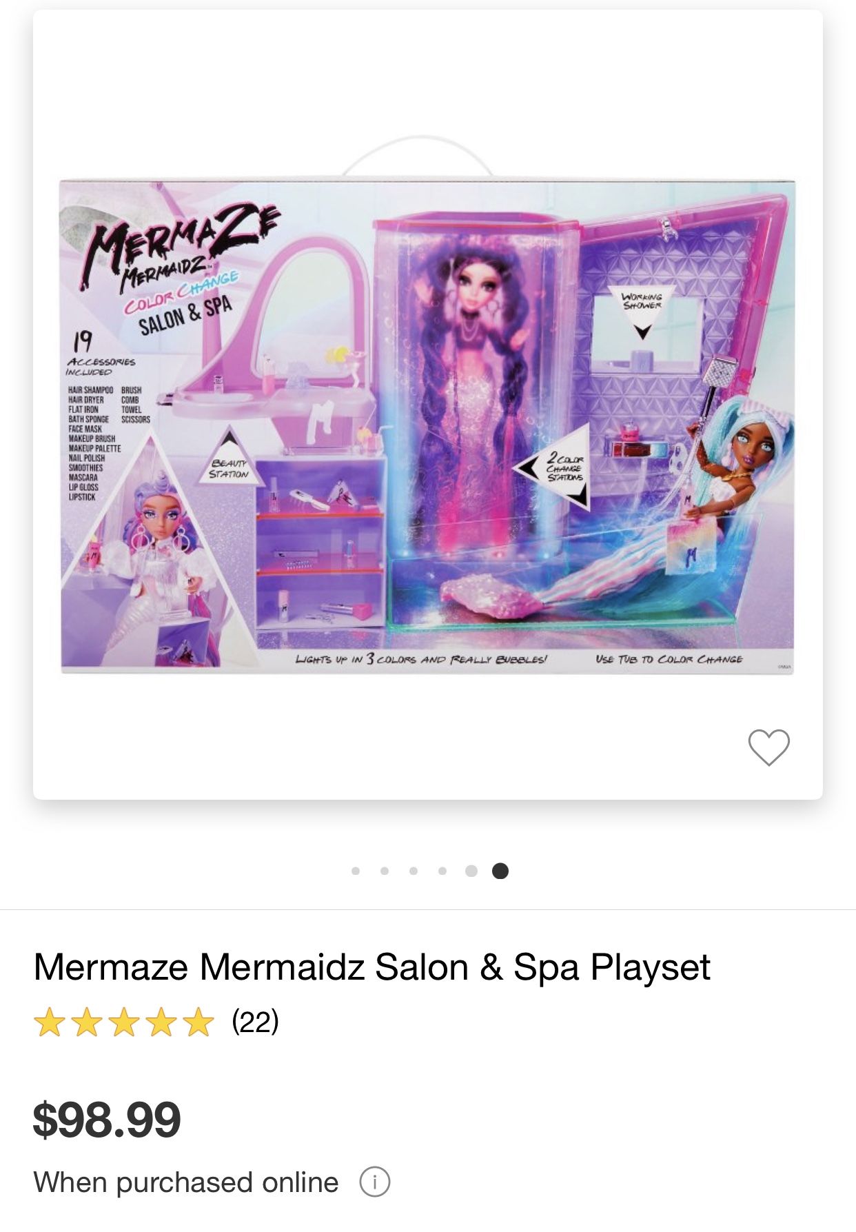 *******MERMAZE Mermaids Salon & Spa Playset*****