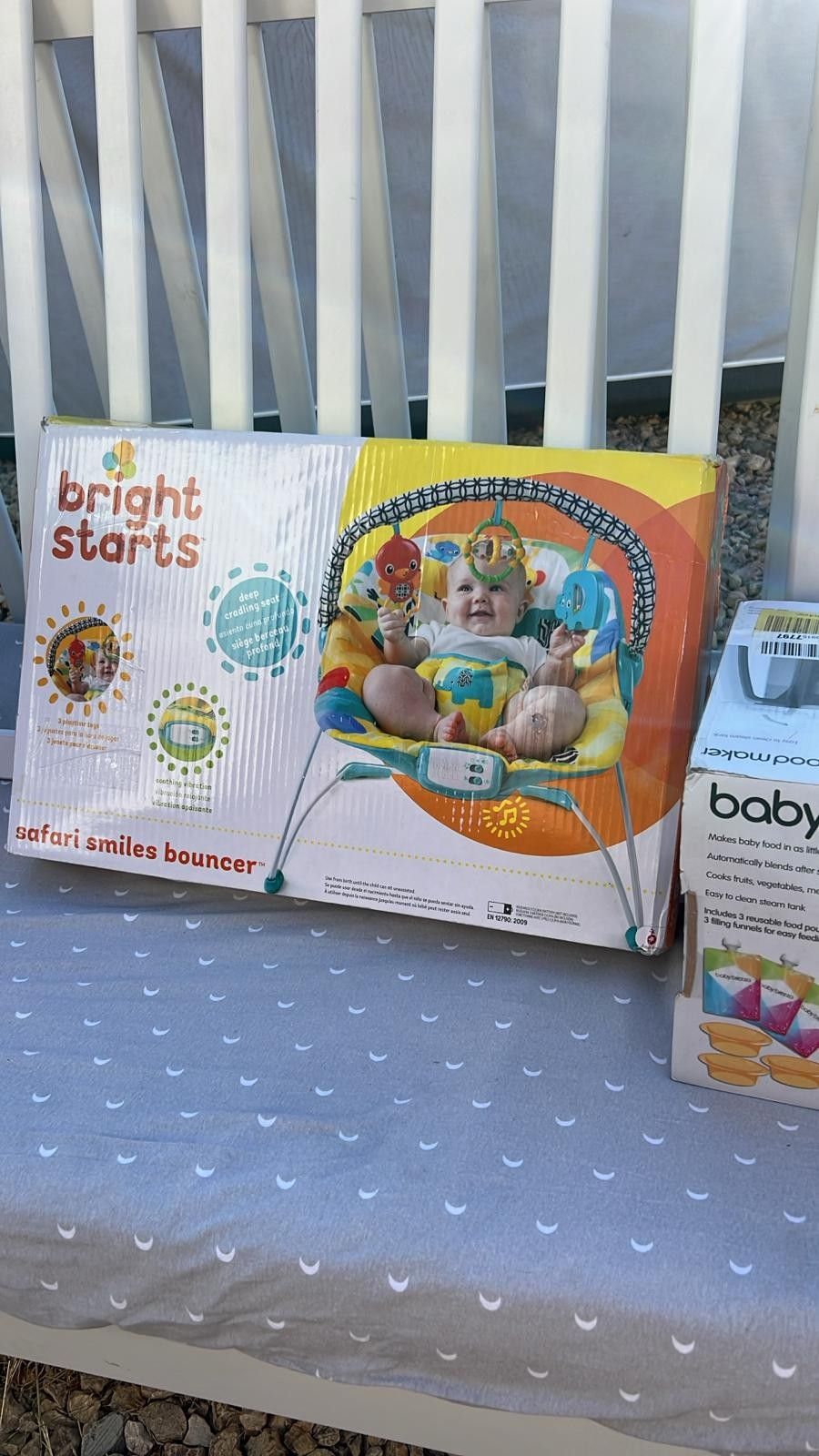 Bright Starts Safari Smiles Bouncer.