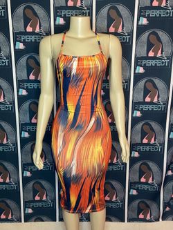 Orange Fusion Dress