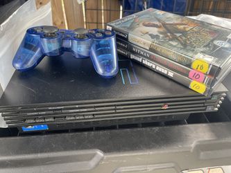 PlayStation 2 ~ 3 Games ~ GTA ~ Hitman ~ Medal Of Honor !