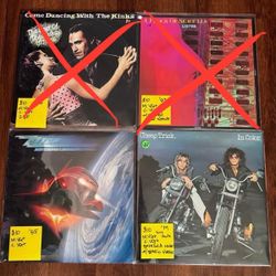 Classic 70s & 80s Rock, Pop & R&B Vinyl Records - Audibly Graded VG+ ($10 each or 3 for $25)