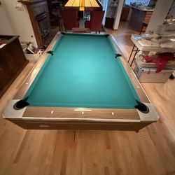 Vintage Fischer Cavalier VIII Pool Table 