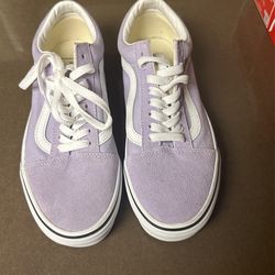 Light Purple vans W8