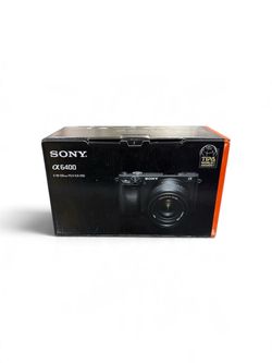 Sony Alpha A6400 24.2MP 4K Mirrorless Digital Camera with 18-135mm OSS Zoom Lens – Black