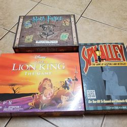 Set Of 3 Boardgames