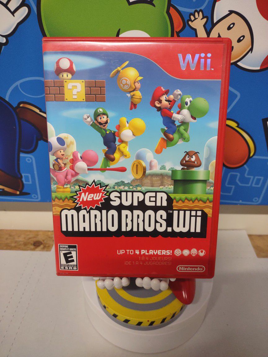 New Super Mario Bros Wii CIB Clean And Tested