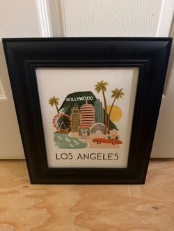 Rifle Paper Co Framed Los Angeles Art Print