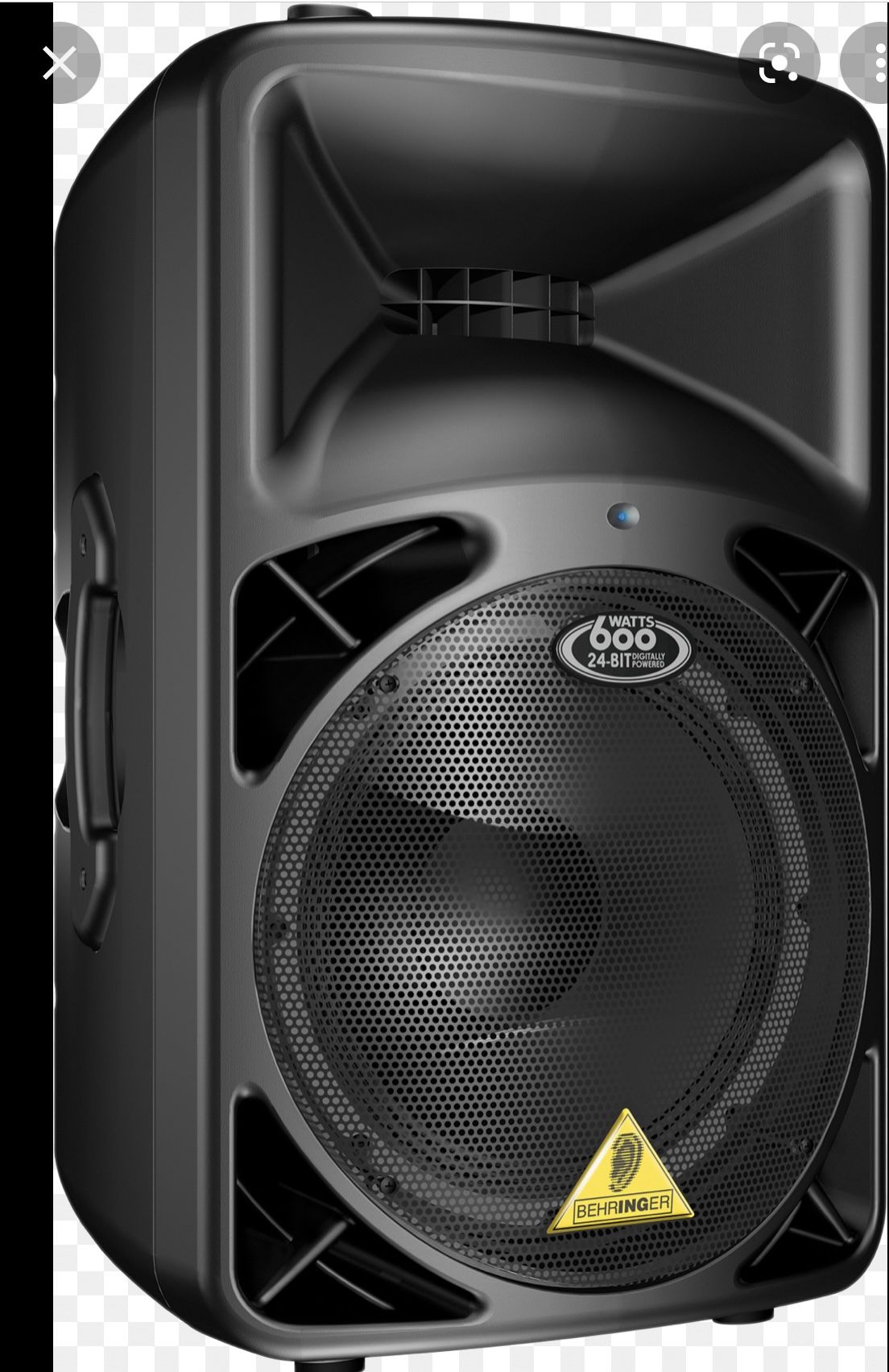2 Behringer B415DSP PA speakers