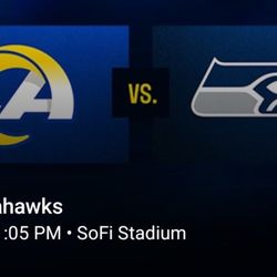 Rams Vs Seahawks @Sofi 11.16.25 ***$450**