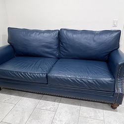 Beautiful leather loveseat