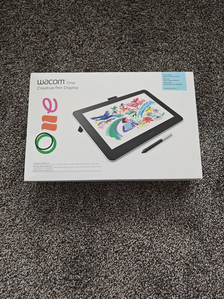 Wacom One Creative Pen Display Drawing Tablet