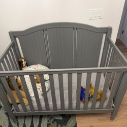 Pottery Barn Catalina Crib - Charcoal grey